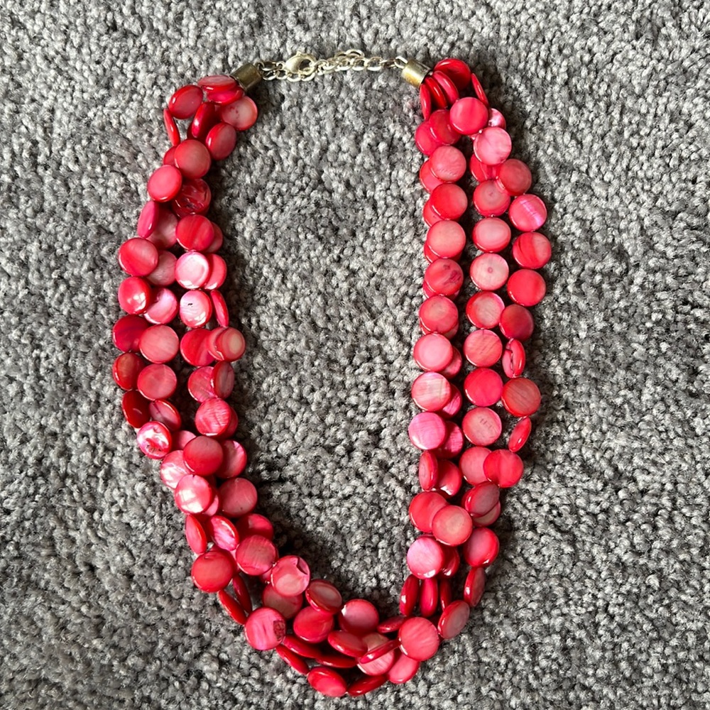 Handmade Necklace Pink